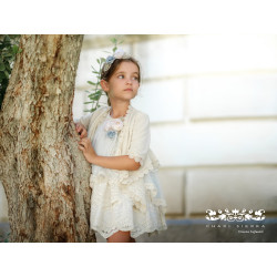 Chaqueta Lurex Beige